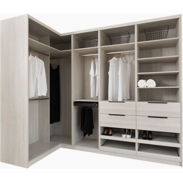 luxury wooden walk in closet furniture